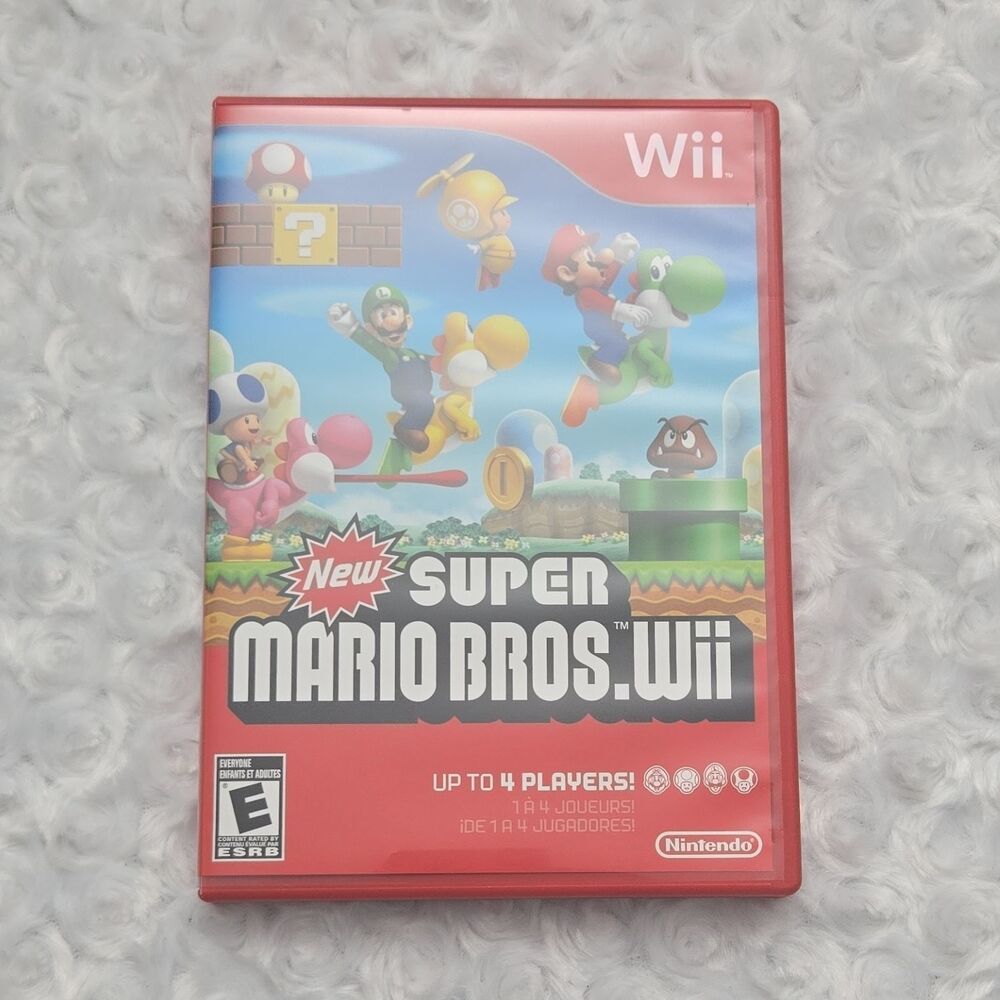 Nintendo New Super Mario Bros. Wii Multiplayer Nintendo Wii Manual Included